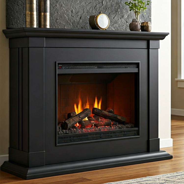 Warm Up Your Space with the Touchstone Chesmont Smart Electric Fireplace