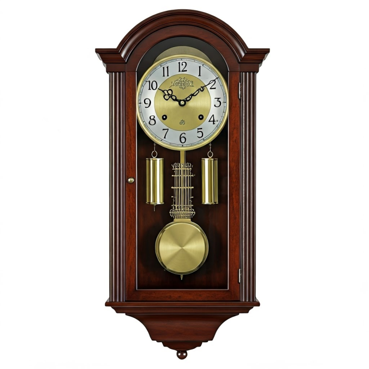 A Timeless Piece: Howard Miller Jennison Wall Clock 612-221 – Vintage Mahogany Finish