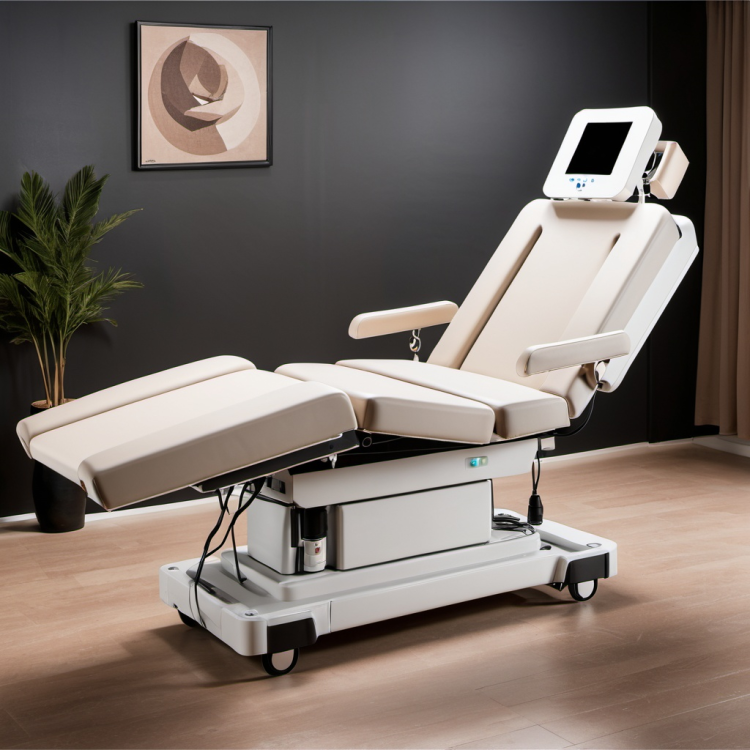 Elevate Spa Luxury with the PAVO 4-Motor Full Electrical Facial Beauty Bed!